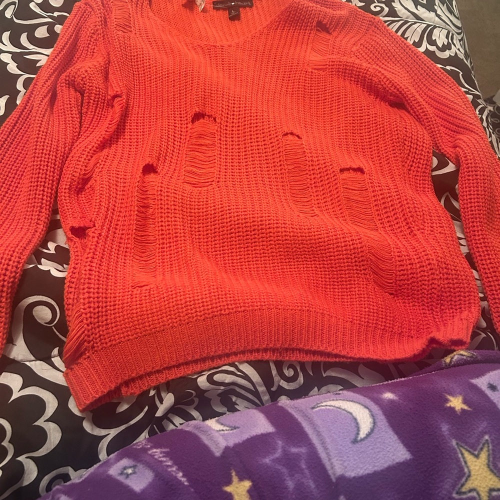 Women's Red Sweater